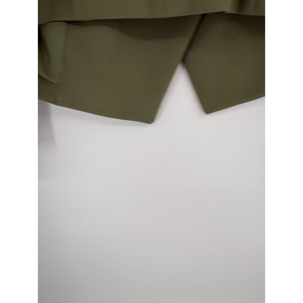 White House Black Market Blazer Womens 4 Green Double Breasted Gold Crest Button - Picture 6 of 10